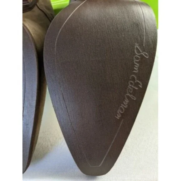 NEW Sam Edelman Alison Western Mule Desert Olive Heel Women size 9 Leather Boot - Picture 11 of 16